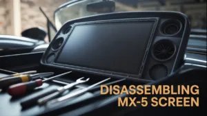 démontage de l'écran MX-5 ND