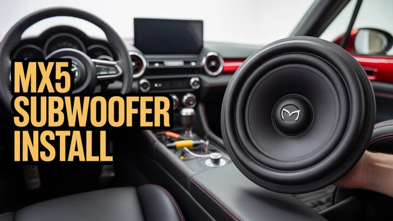 Subwoofer to Your Mazda MX5 ND